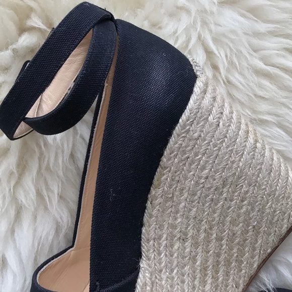 Christian Louboutin Black wedges platform - Picture 5 of 8